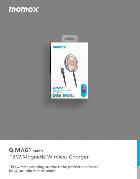 Q.Mag MagSafe 透明磁吸無線充電器