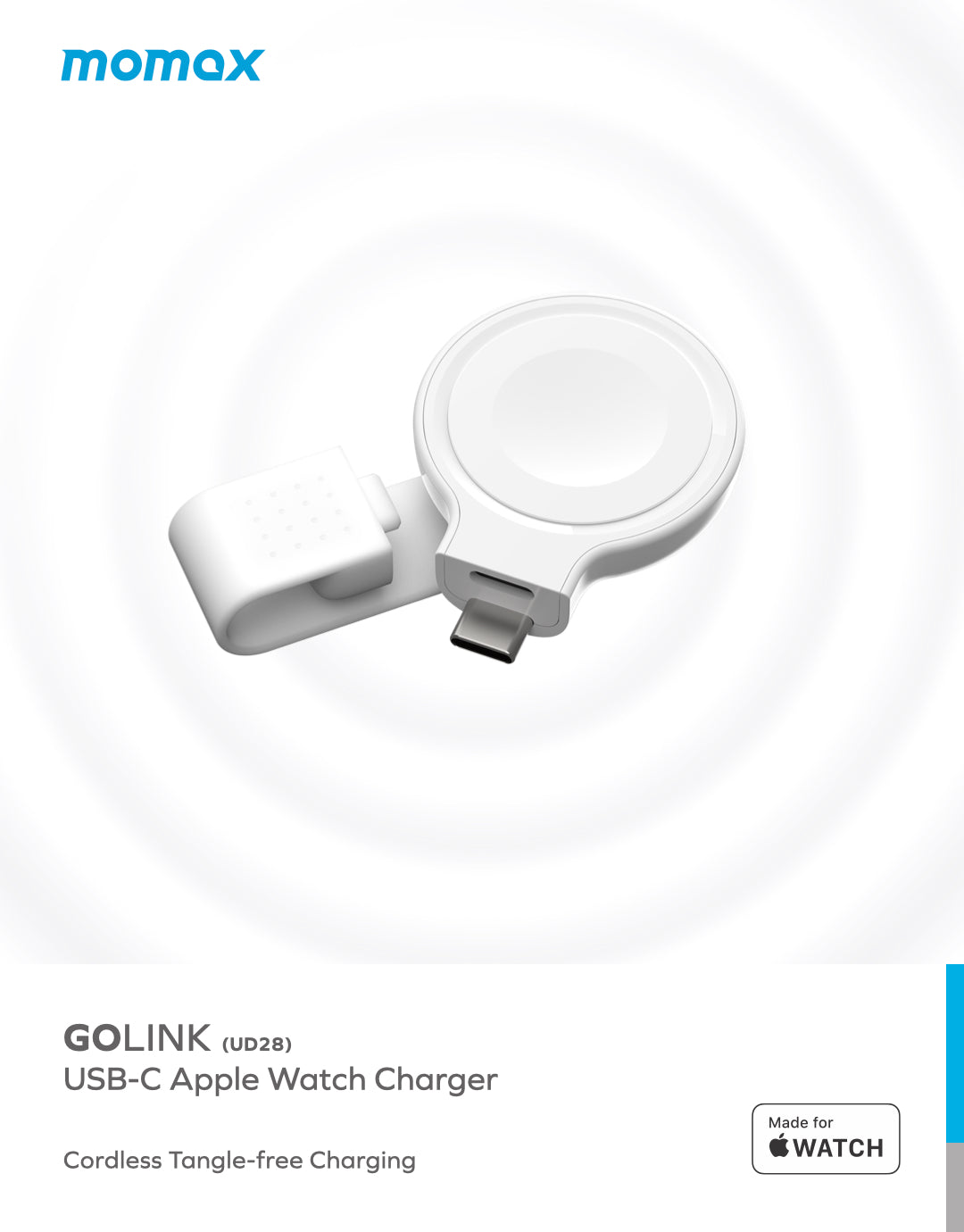 Momax GOLINK USB-C 蘋果手錶充電器